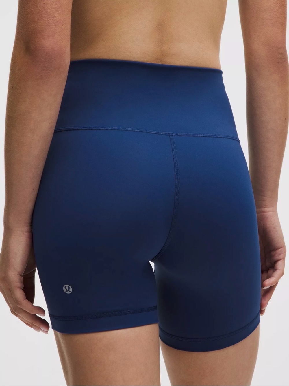 lululemon athletica Navy High-Rise Bike Shorts